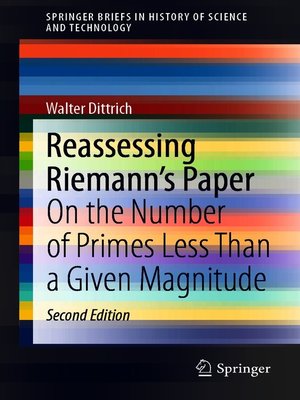 cover image of Reassessing Riemann's Paper